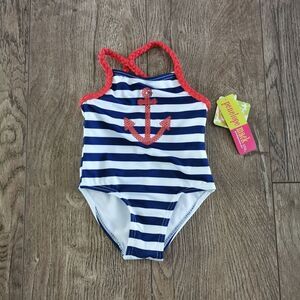 2/$15 BNWT Penelope and Mack baby girl swimsuit